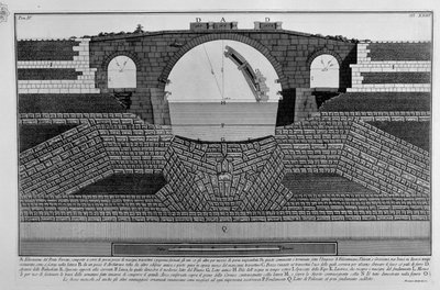 Ponte Ferrato von Giovanni Battista Piranesi